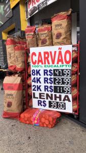 CARVÃO 100% EUCALIPTO 2K, 4K, 8K