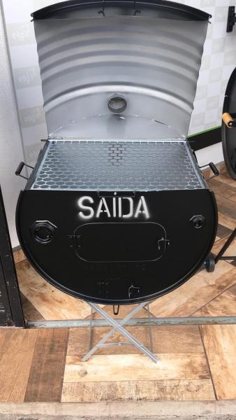 Churrasqueira Bafo 1/2 Tambor 200 Lts temos na loja física